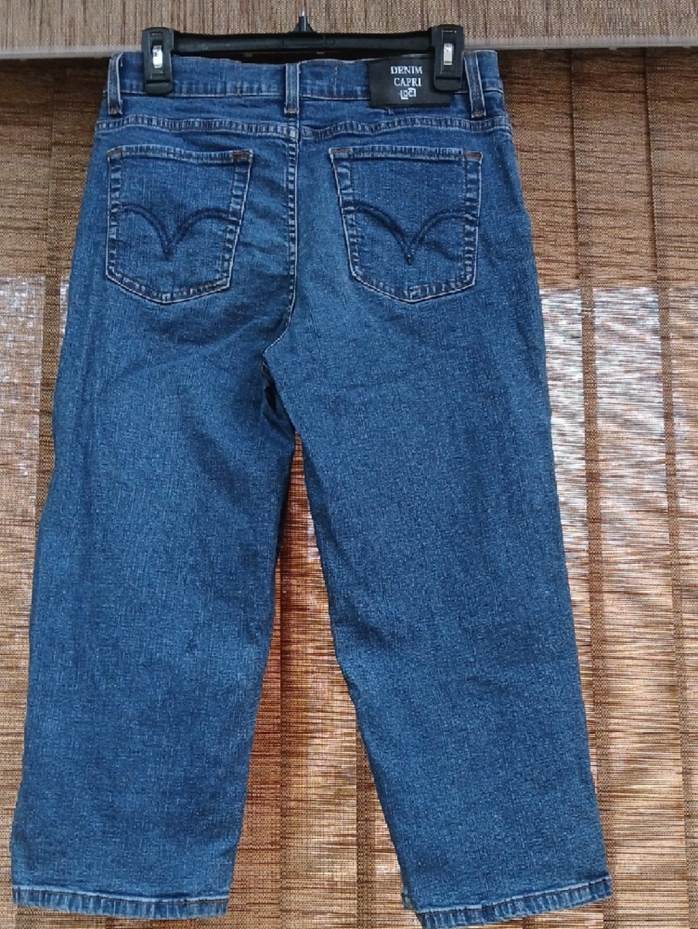 Vintage Y2K UDC Urban District Denim Capris - Size 5/6 - Contrast Stitching - Picture 4 of 4
